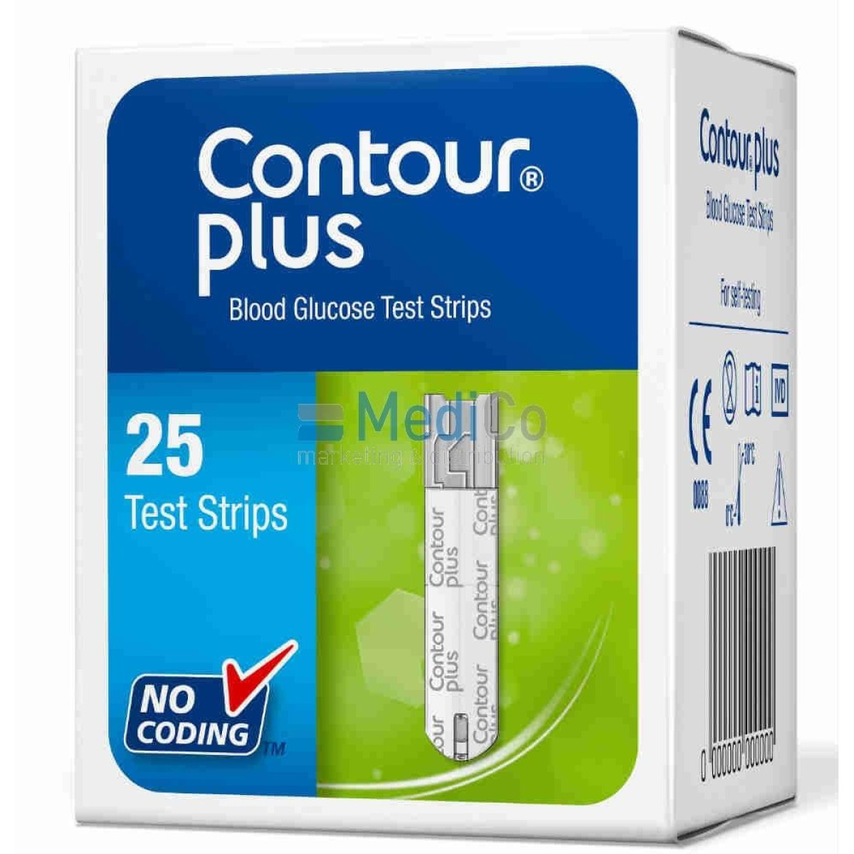 Тест смужки для глюкометра Contour Plus 25 шт