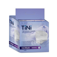 Подгузники-трусики для взрослых TINI NORMA, размер XL, количество 10 шт/уп