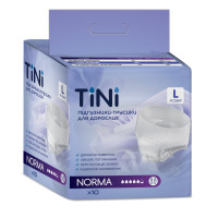 Підгузники-трусики для дорослих TINI NORMA, розмір L, кількість 10 шт/уп 
