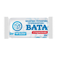 Вата стерильная  25г рoлик DR. WHITE 
