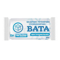 Вата нестерильная  25г рoлик DR. WHITE 