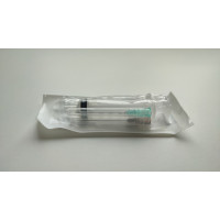 Шприц одноразовий стерильний 5мл 3-х комп з 2 голками 22G 0,7х38мм 21G 0,8х38мм Луер Сліп OK Pharma