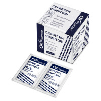 Серветки спирт.10х10см №30 OK Pharma