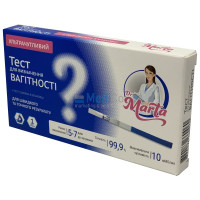 Тест-смужка для визначення вагітності Dr Marta №1
