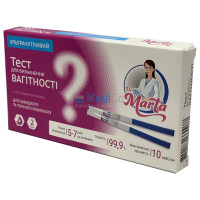 Тест-смужка для визначення вагітності Dr Marta №2